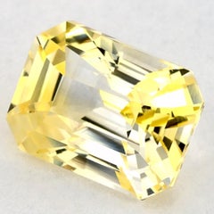 1.92 Ct Yellow Sapphire Octagon Loose Gemstone