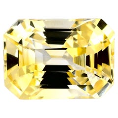 1.92 Ct Yellow Sapphire Octagon Loose Gemstone