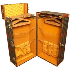 Goyard Trunk, Goyard Wardrobe, Doppel-Hängelampe, Dampfer-Truhe, 1920er-1930er Jahre