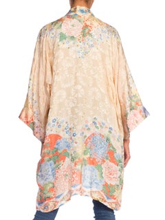 1920 - 1930s Pastel Japanese Kimono