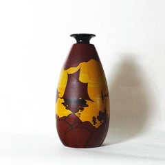 1920-1925 Pair of Vases by Louis Giraud, Vallauris, Terracotta, France