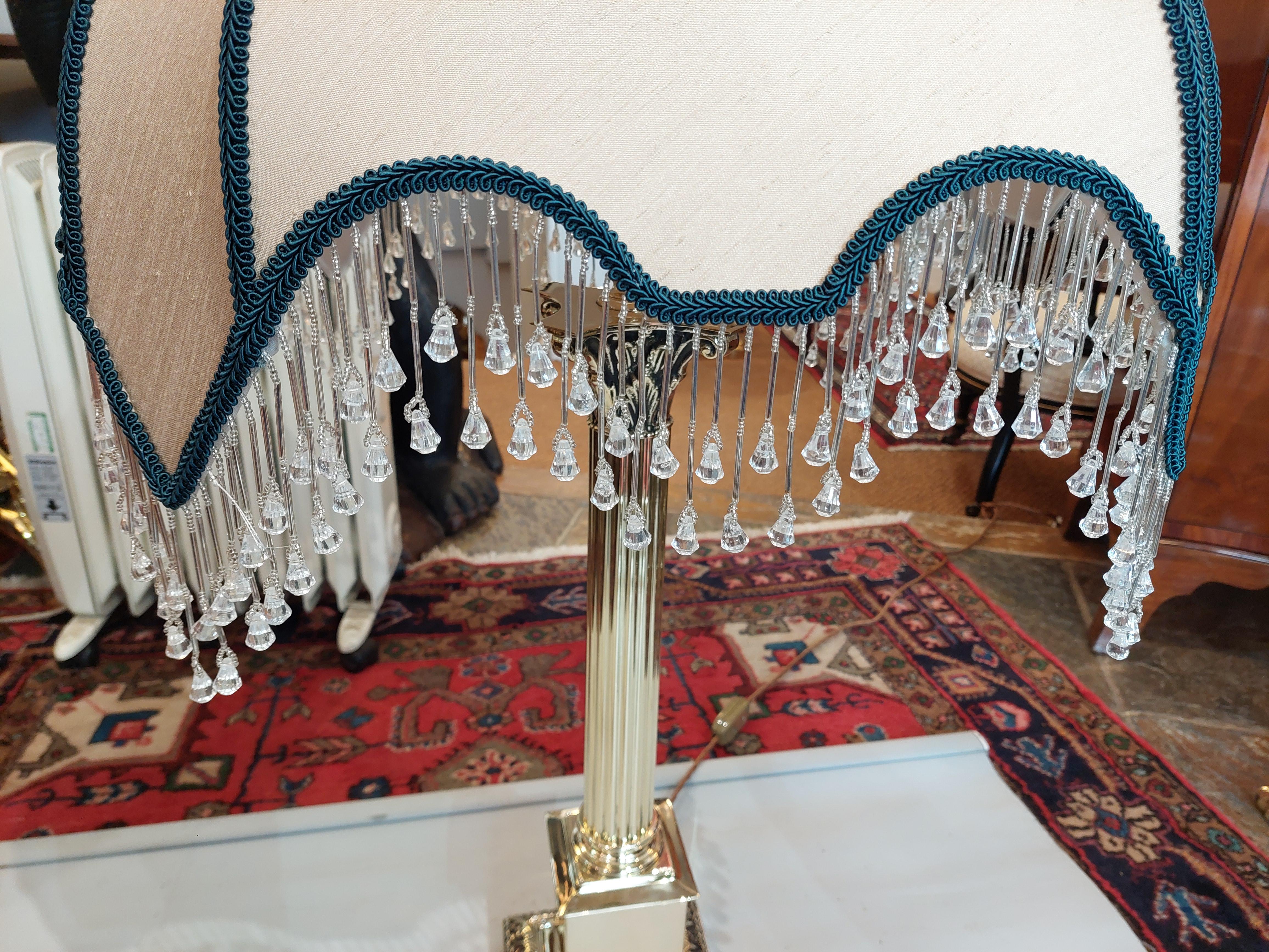 Début du 20ème siècle Lampe de table en laiton 1920/30 en vente