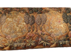 1920 Antique English Needlepoint Tapestry Wool & Silk 3x5 82cm x 158cm