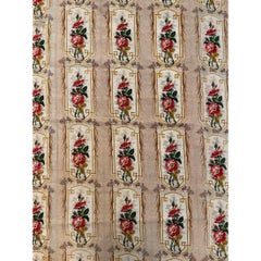 1920 Antique Floral Needlework Rug