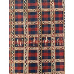 1920 Antique Tribal Kilim Rug