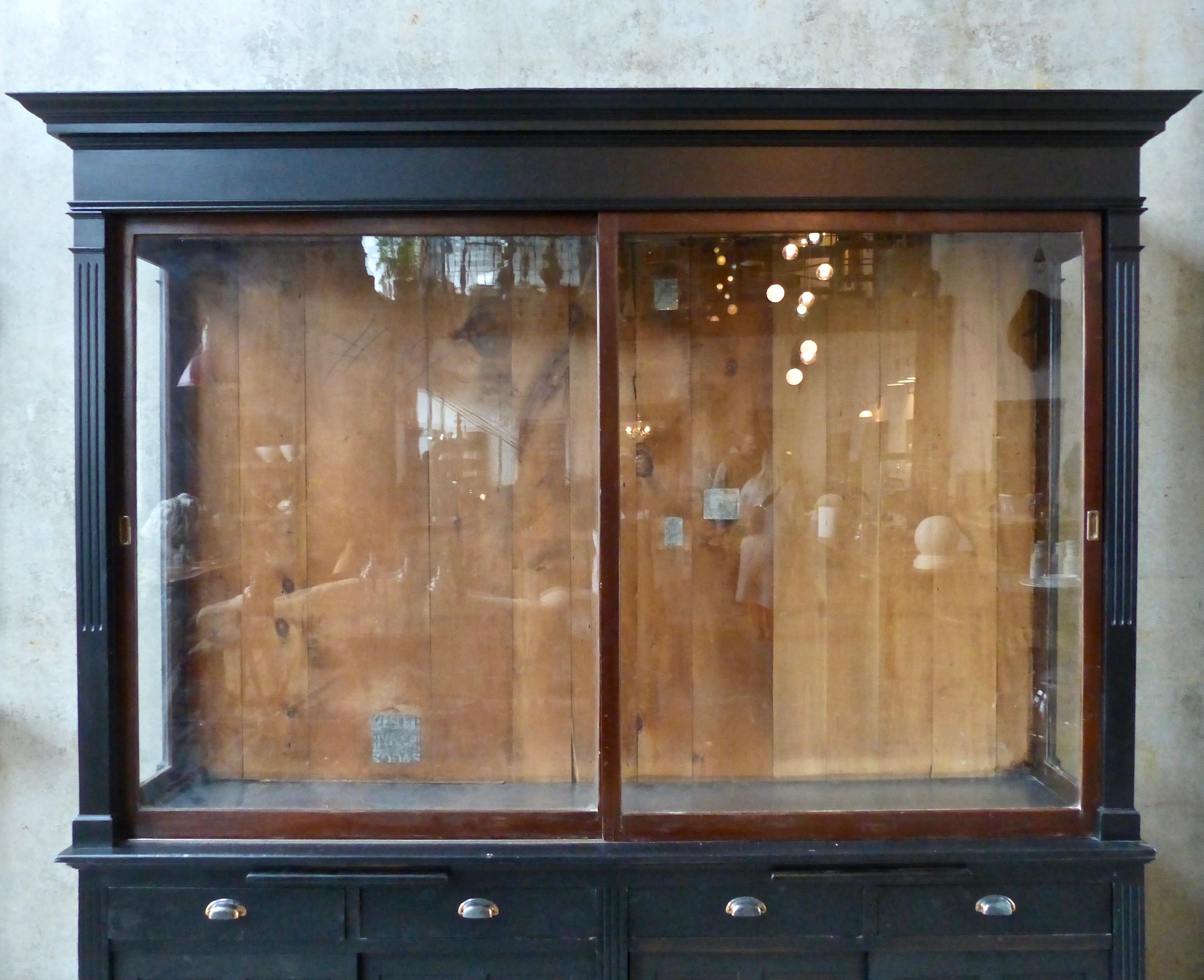 antique mercantile cabinets
