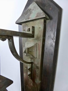 1920 Arts & Crafts Copper/Brass Large Sconce