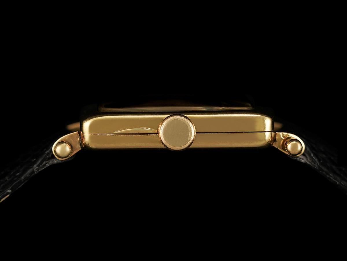 1920 Bernard Poitevin #1 (Like Audemars Piguet) Vintage Mens Officers 18K Gold Pour hommes en vente