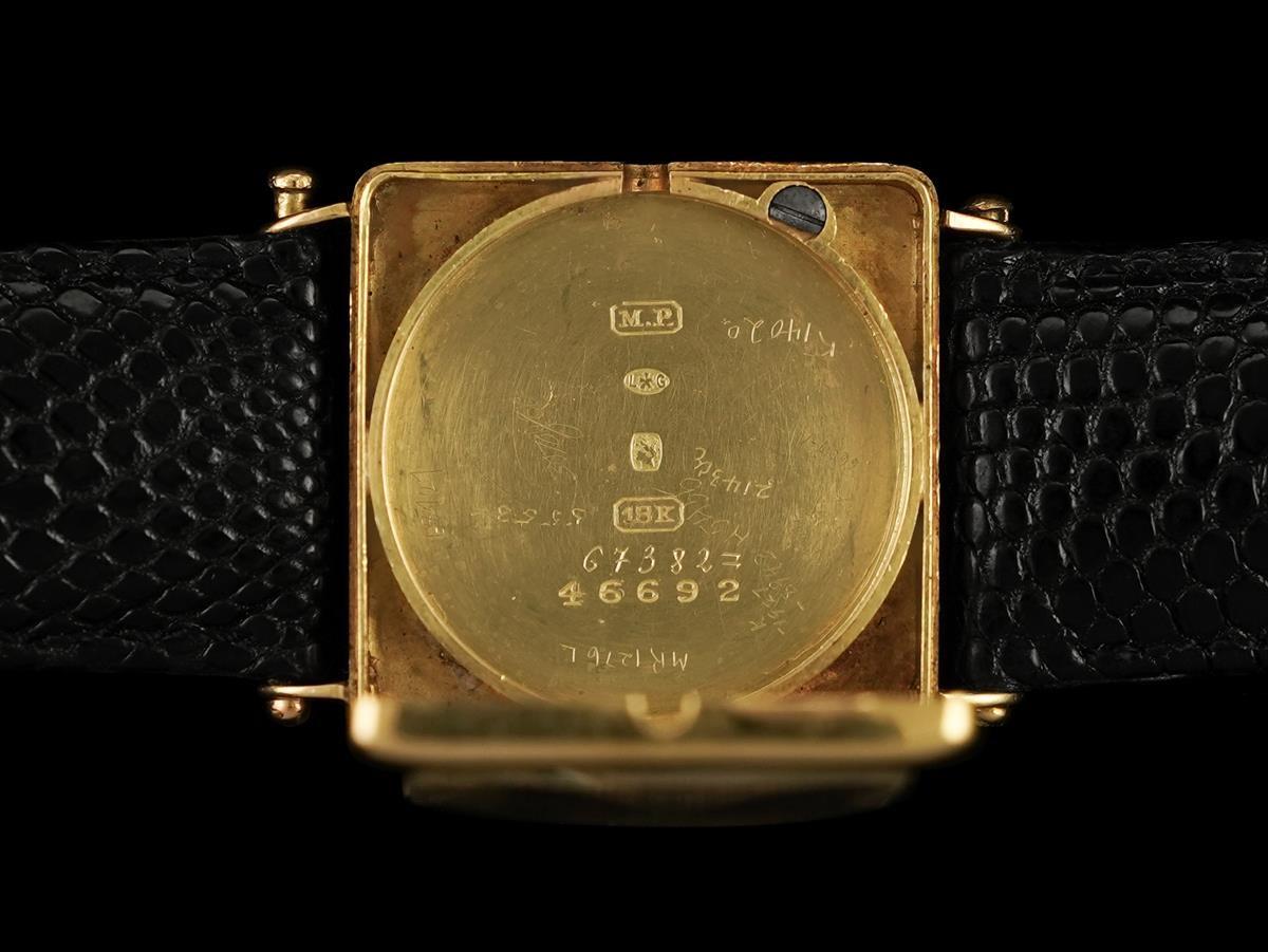 1920 Bernard Poitevin #1 (Like Audemars Piguet) Vintage Mens Officers 18K Gold en vente 4