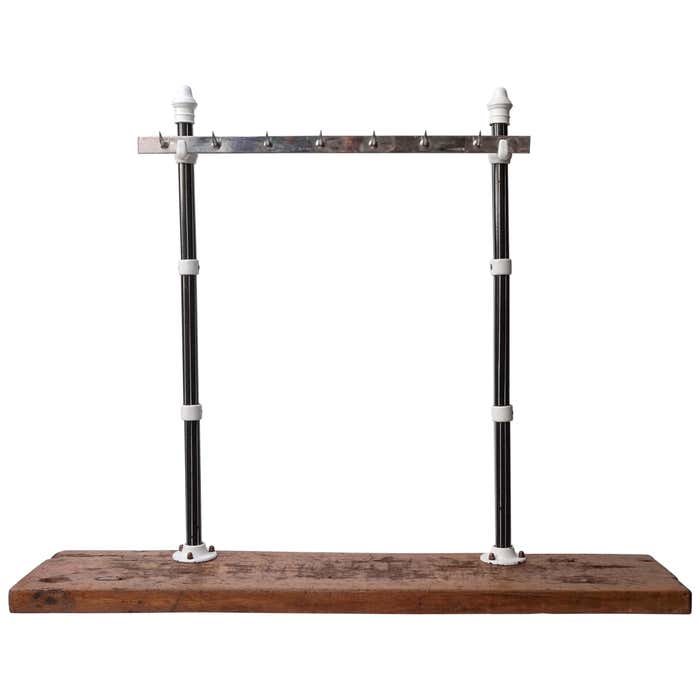 1920s Art-Deco Black White Enamelled Cast Iron Butcher Meat Counter ...