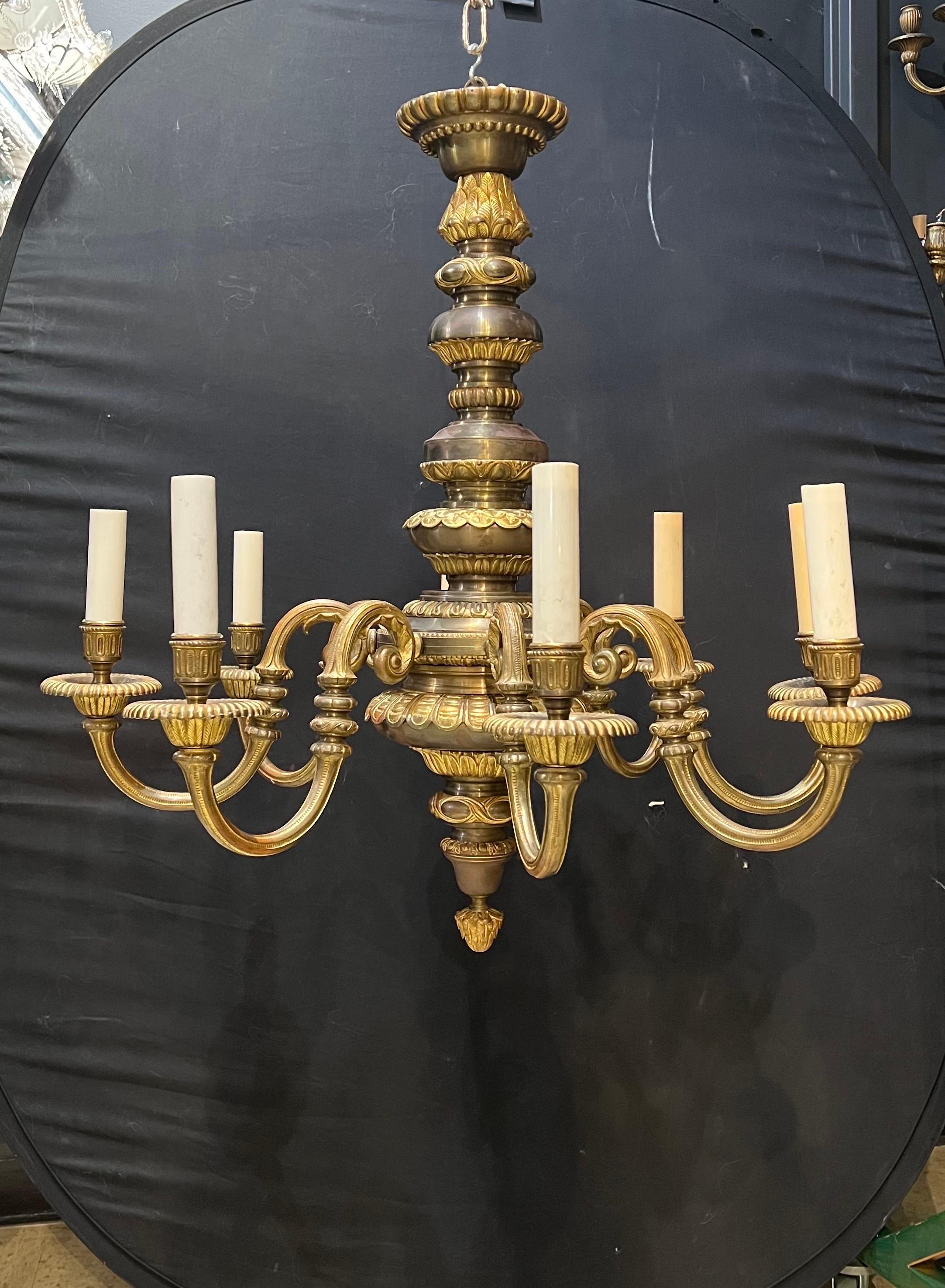 Araña Caldwell 1920 8 Luces principios del siglo XX en venta