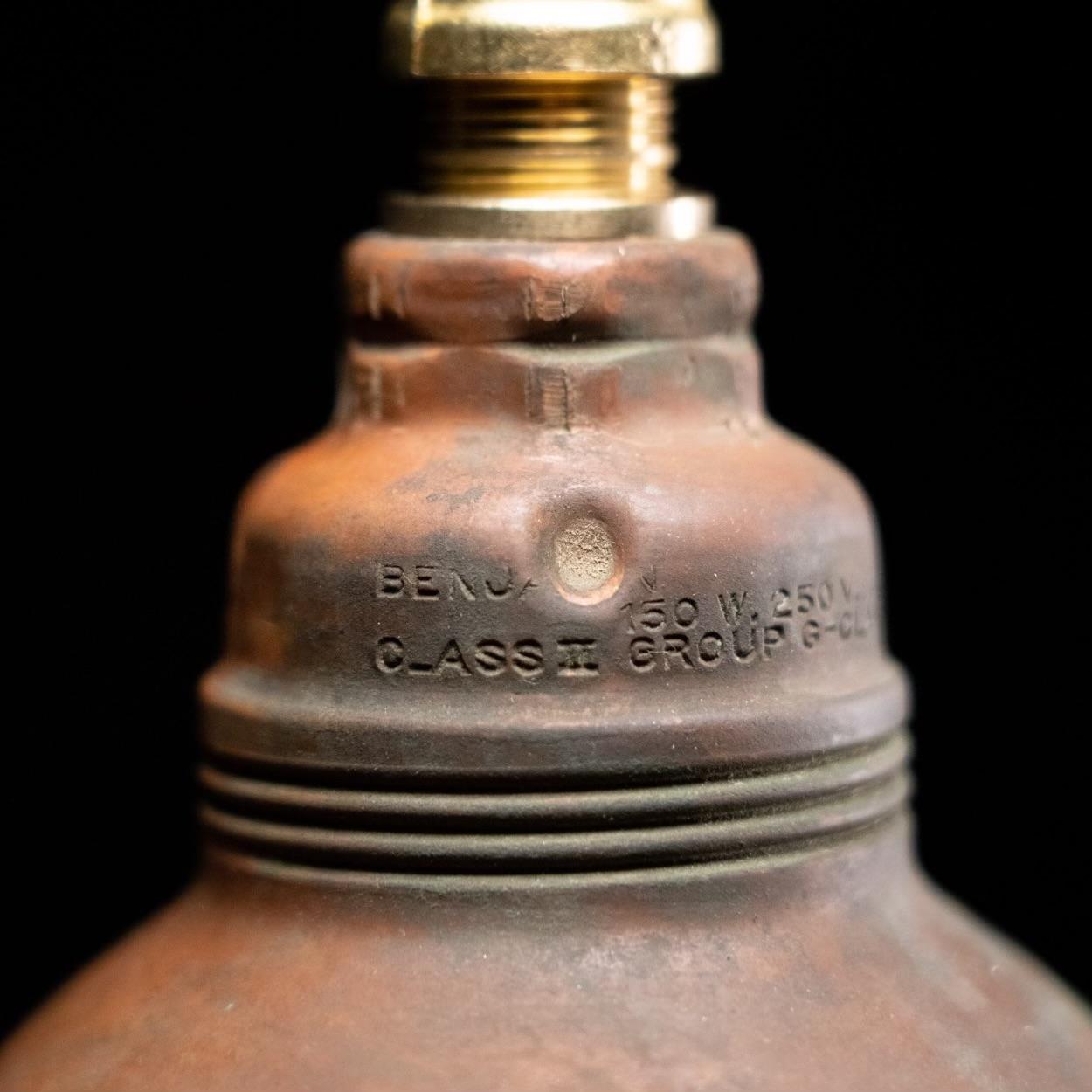 1920 Kupfer Industrie  Lichterketten von Benjamin Lighting Co. im Zustand „Gut“ im Angebot in Surrey, BC