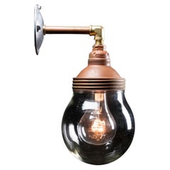 Used 1920 Copper Industrial  Sconce lights by Benjamin Lighting Co.