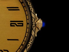 1920 Cresarrow by Piguet with case same as V & C Mens Rare & Unusual Art Deco