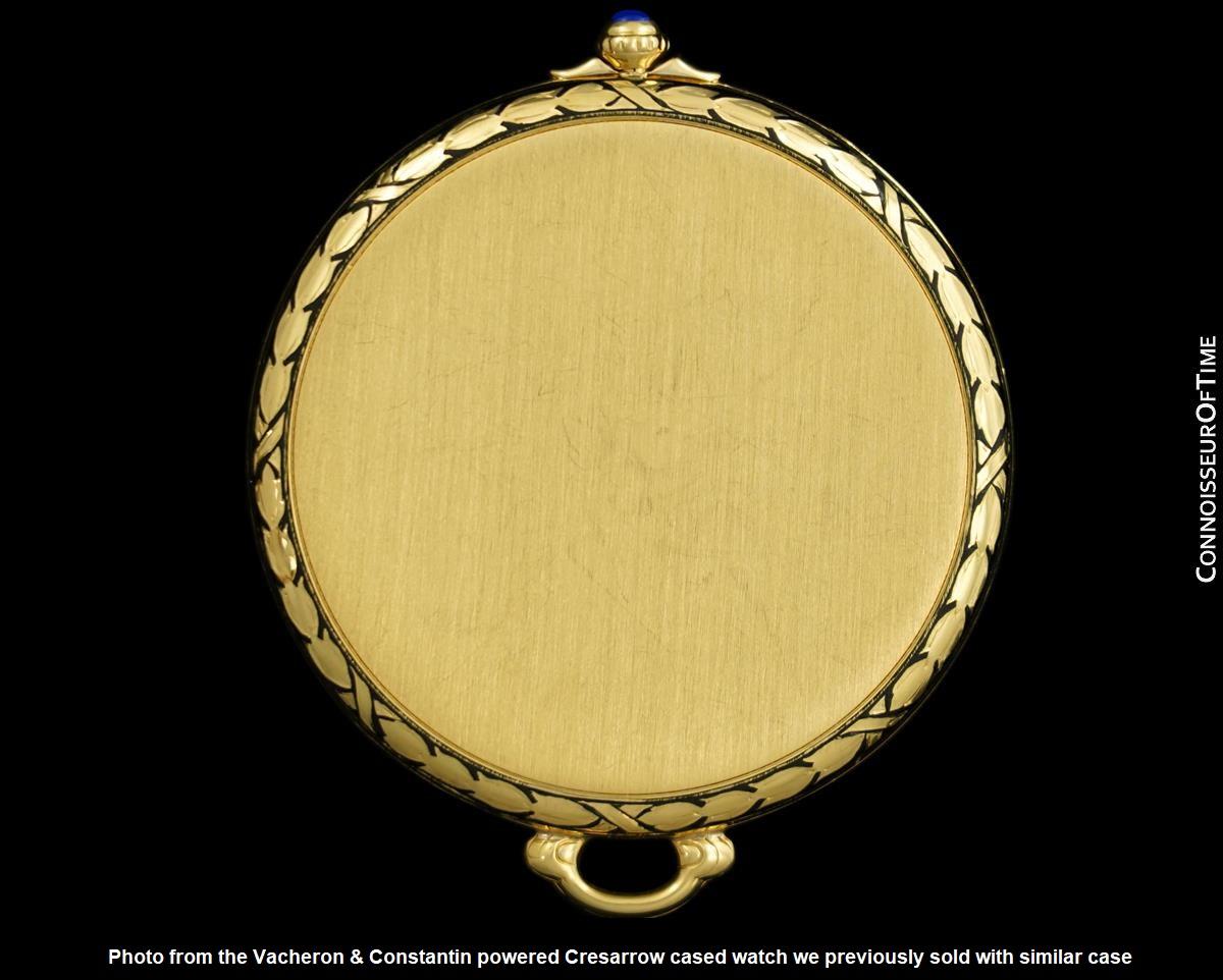 1920 Cresarrow (di Piguet con cassa uguale a V.I.I.) Uomo Raro e insolito Art Deco in vendita 2