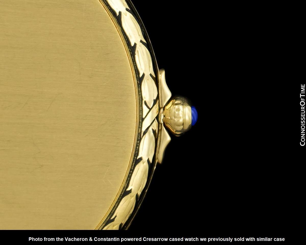 1920 Cresarrow (di Piguet con cassa uguale a V.I.I.) Uomo Raro e insolito Art Deco in vendita 3