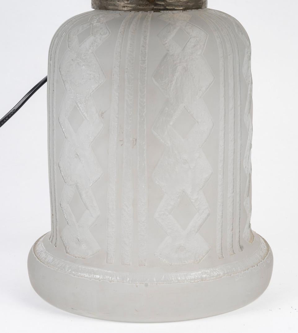French 1920 -DAUM Nancy France Table lamp For Sale