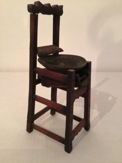 1920 Diminutive Opium Den Lamp in the Shape of a Chair