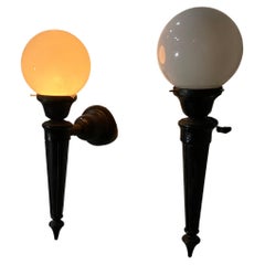 1920 Exterior Cast Iron Sconce Lights