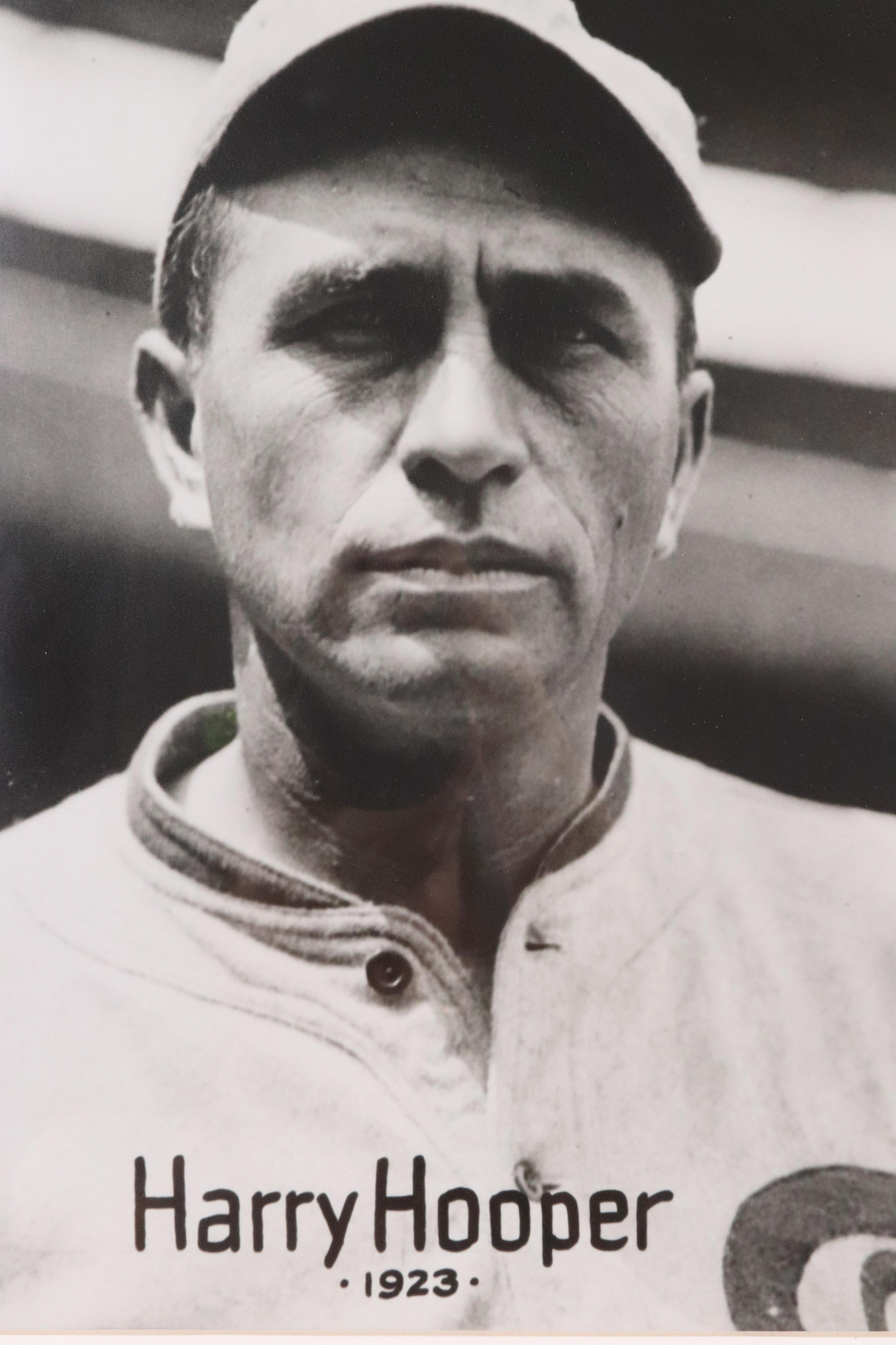 American 1920 Framed Baseball Player Harry Hooper Photograph For Sale