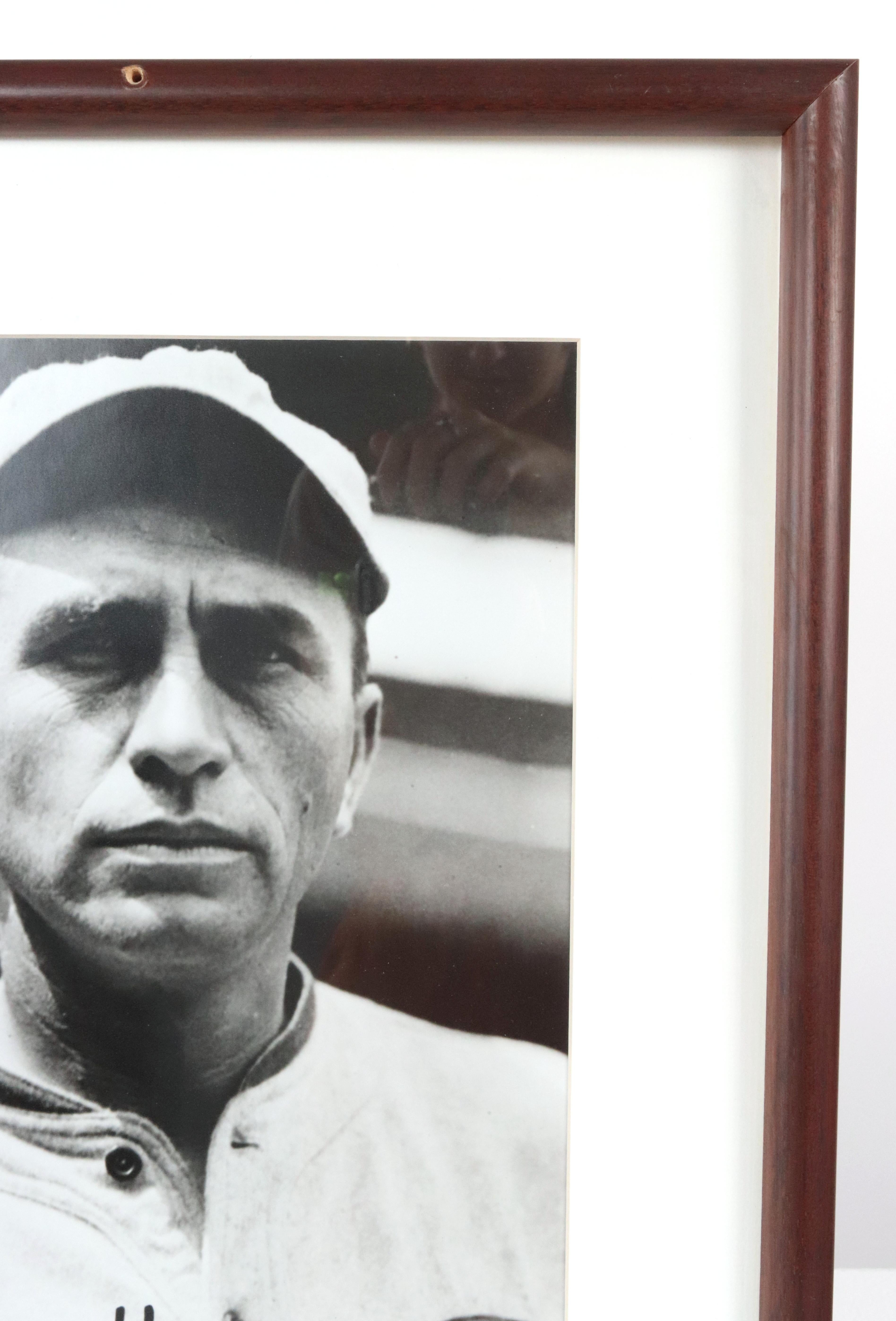 Early 20th Century 1920 Framed Baseball Player Harry Hooper Photograph For Sale