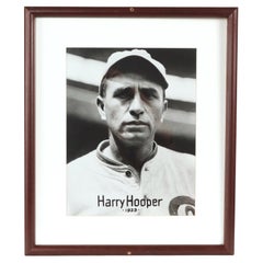 1920 Framed Baseball Player Harry Hooper Photograph