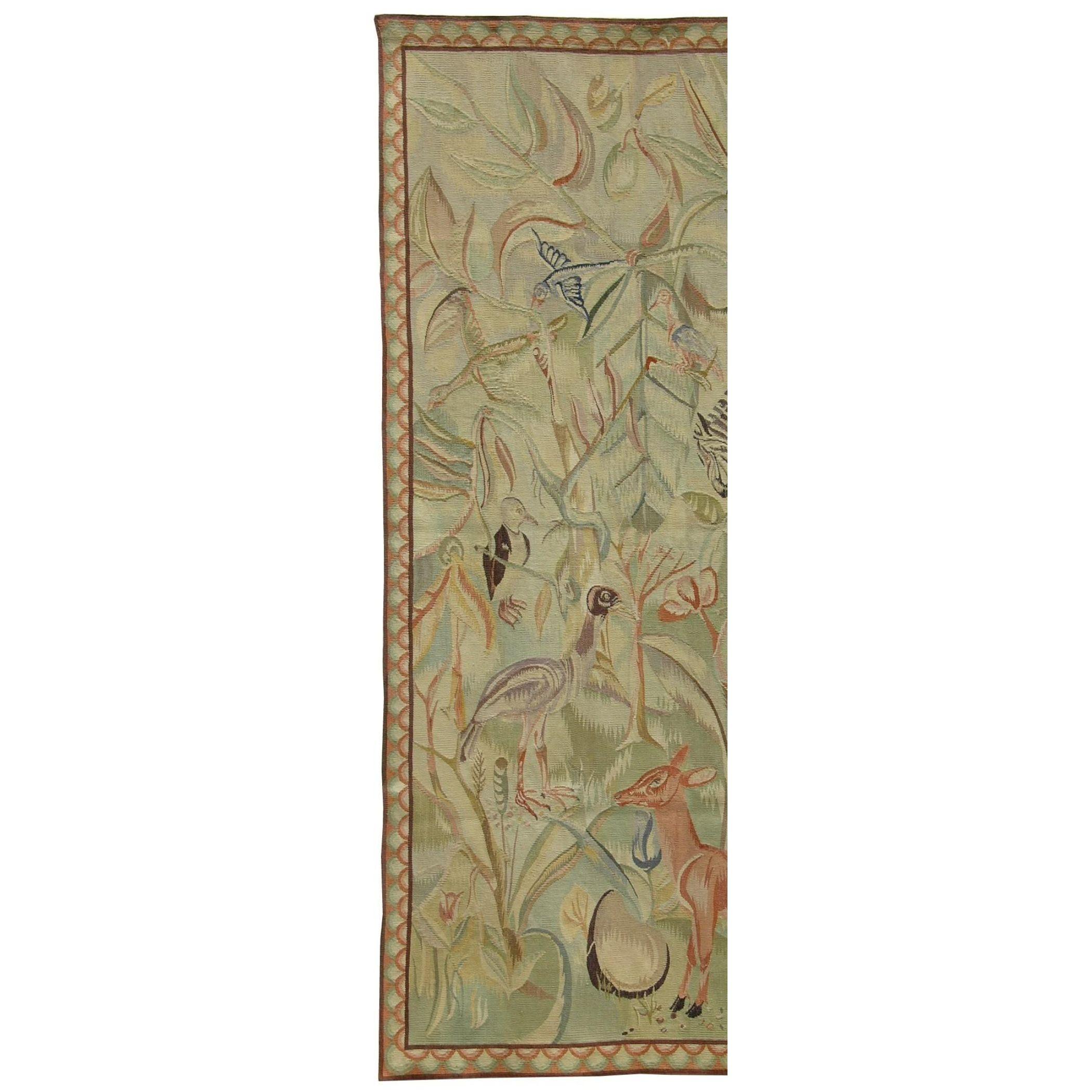 1920 French Art Deco Tapestry 4'4