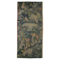 1920 French Tapestry Depicting Wildlife 4'6" X 2'