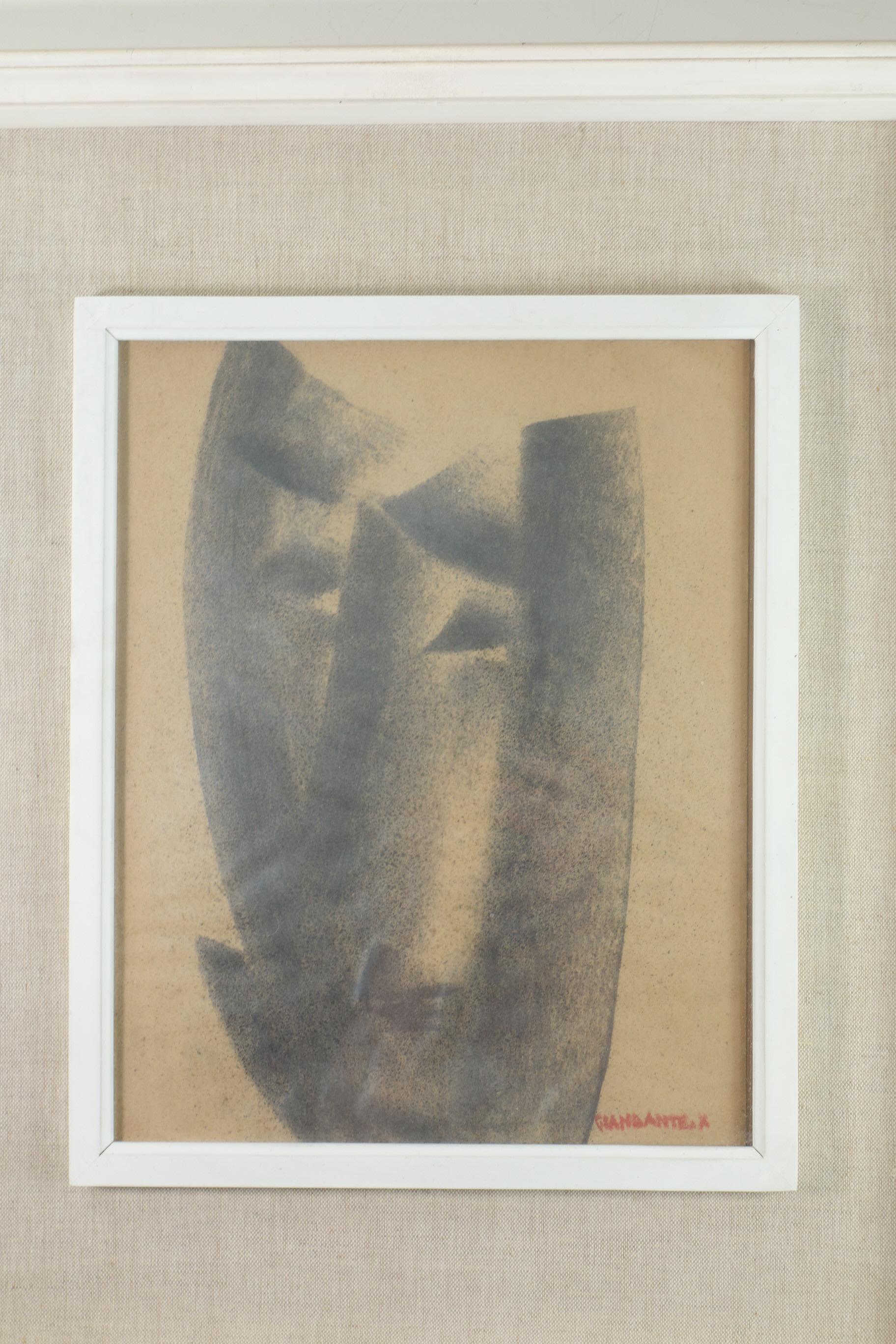 Dessin futuriste
Giandante X
Italie, 1920-1930

Dessin sur papier avec cadre en bois.
