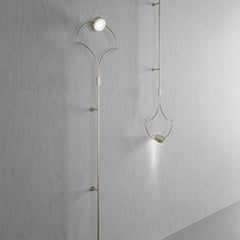 1920 Golden Wall Lamp by Christian Piccolo