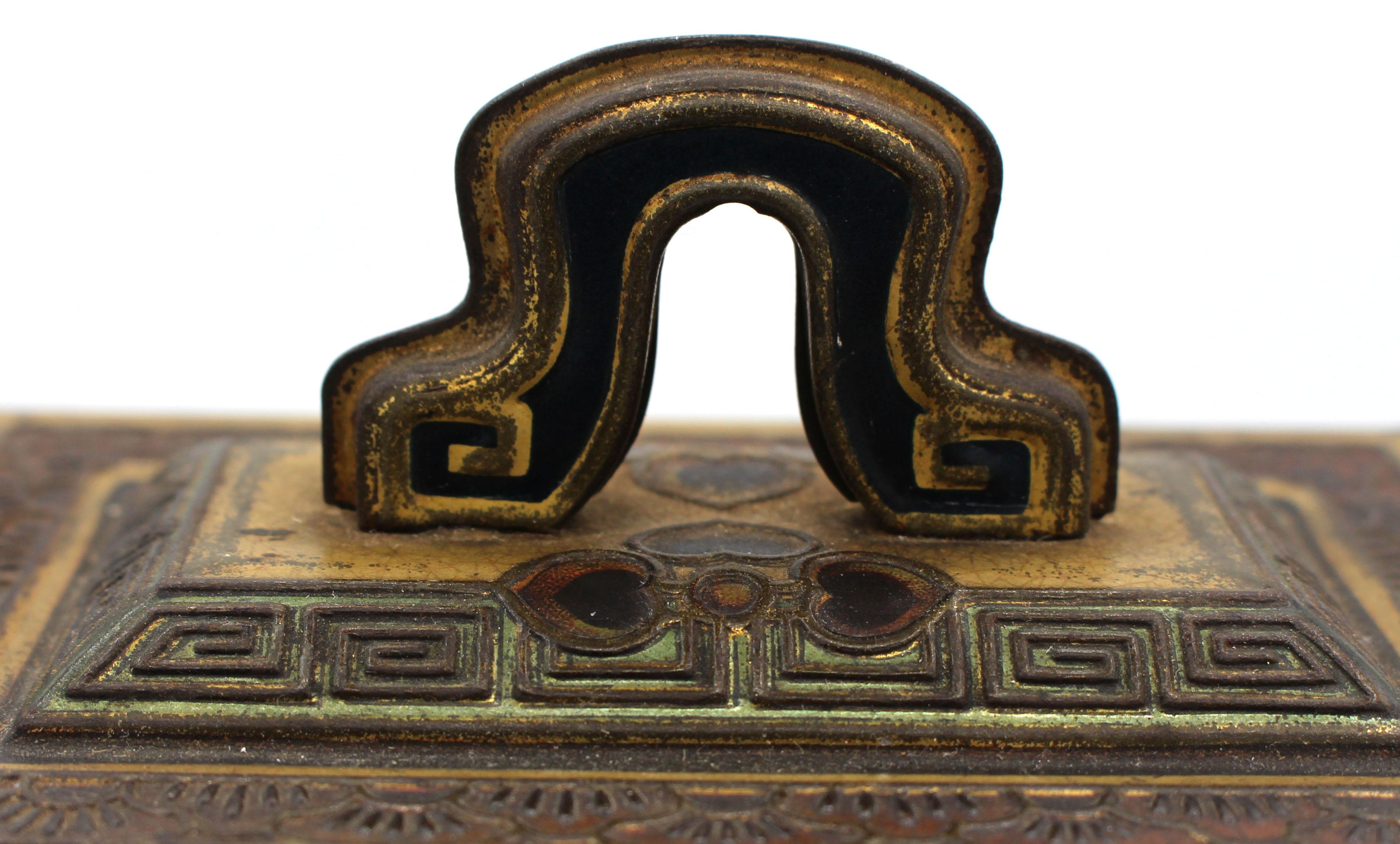 1920 Huntley & Palmers Chinoserie Jar on Stand Form Biscuit Tin Box 2