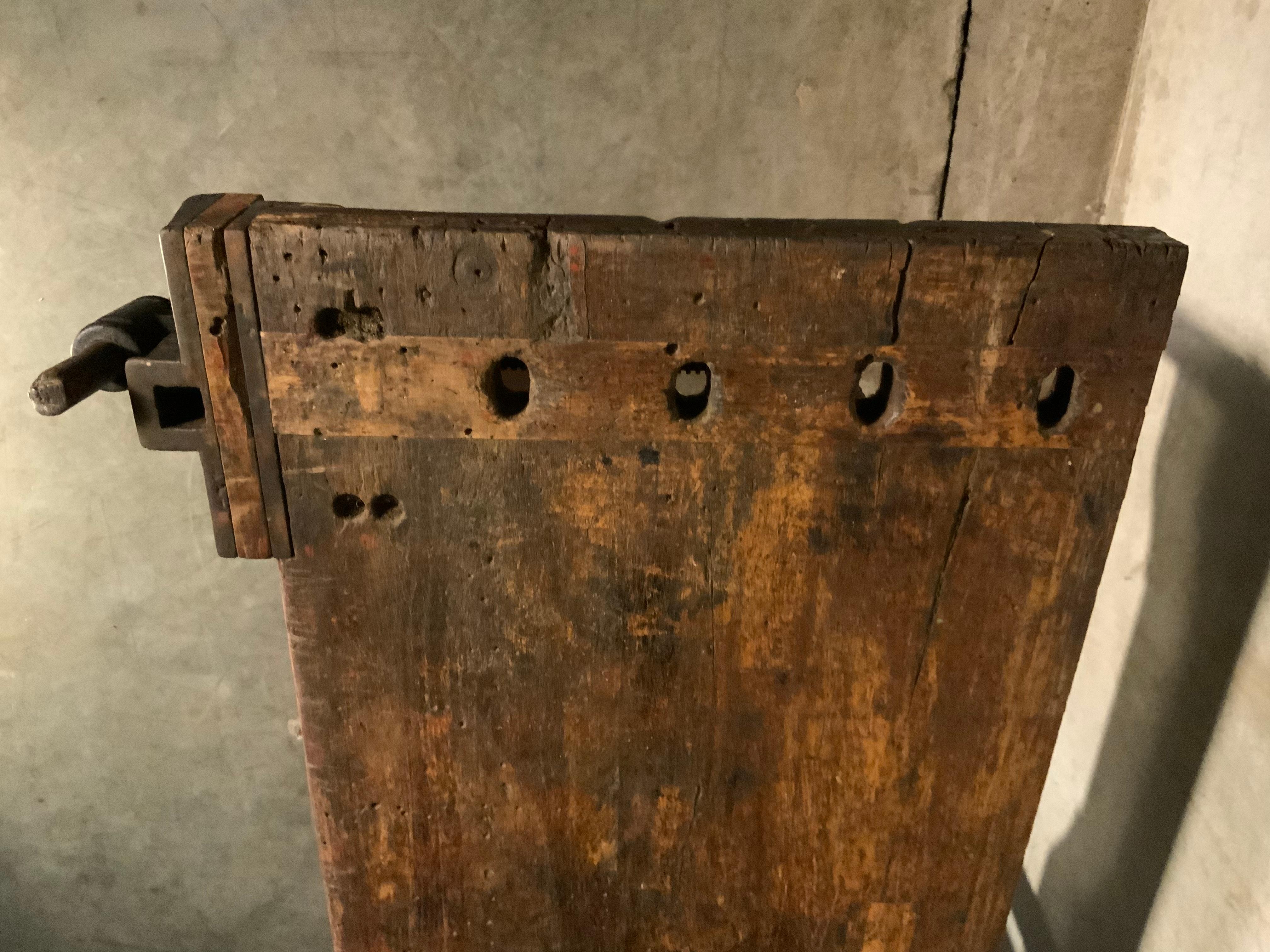 1920 Industrial Carpenters Work Bench 1