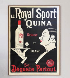1920 Le Royal Sport Quina Original Vintage Poster