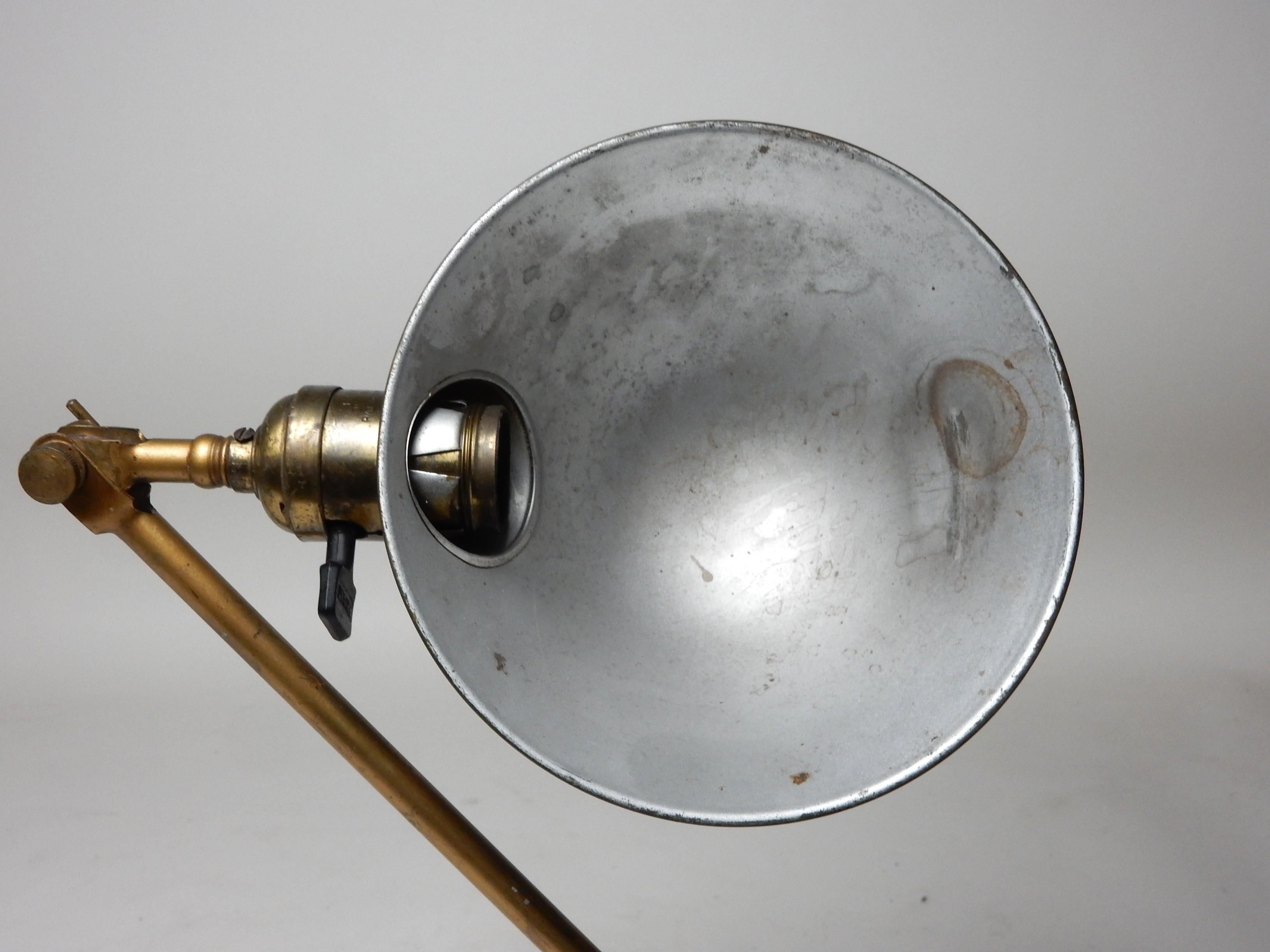 20th Century 1920 Machine age Industrial Faries Desk Lamp For Sale