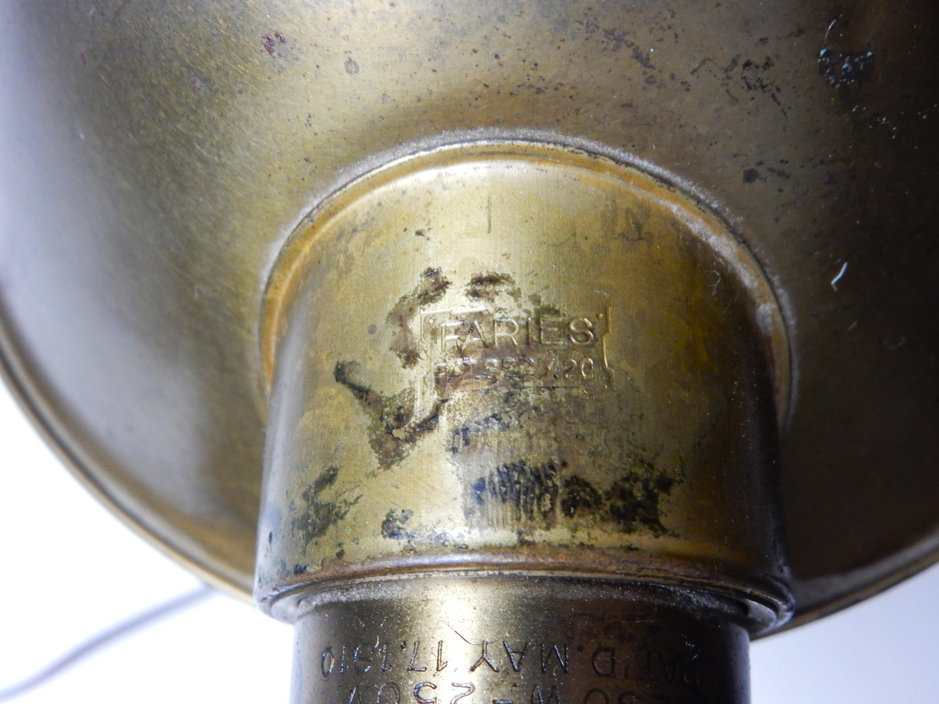 1920 Machine age Industrial Faries Desk Lamp For Sale 1