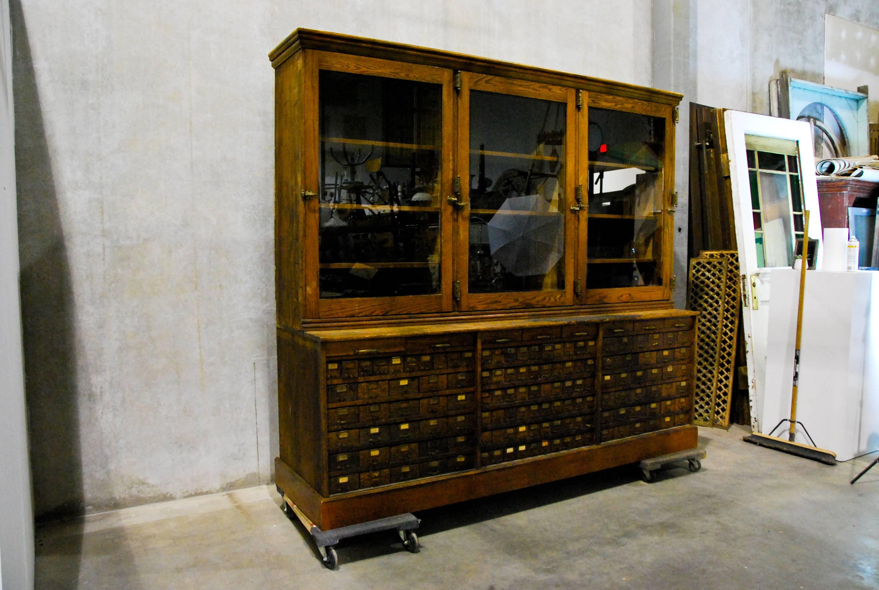 antique mercantile cabinet