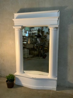 1920 Oak Brownstone Pier Mirror