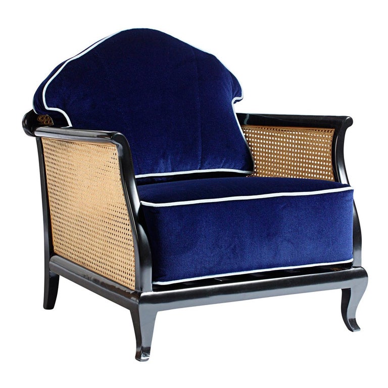 1920 Purple Armchair For Sale at 1stDibs
