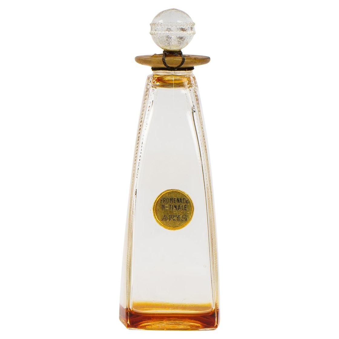 1920 Rene Lalique Rien que du Bonheur Perfume Bottle Arys Frosted Glass
