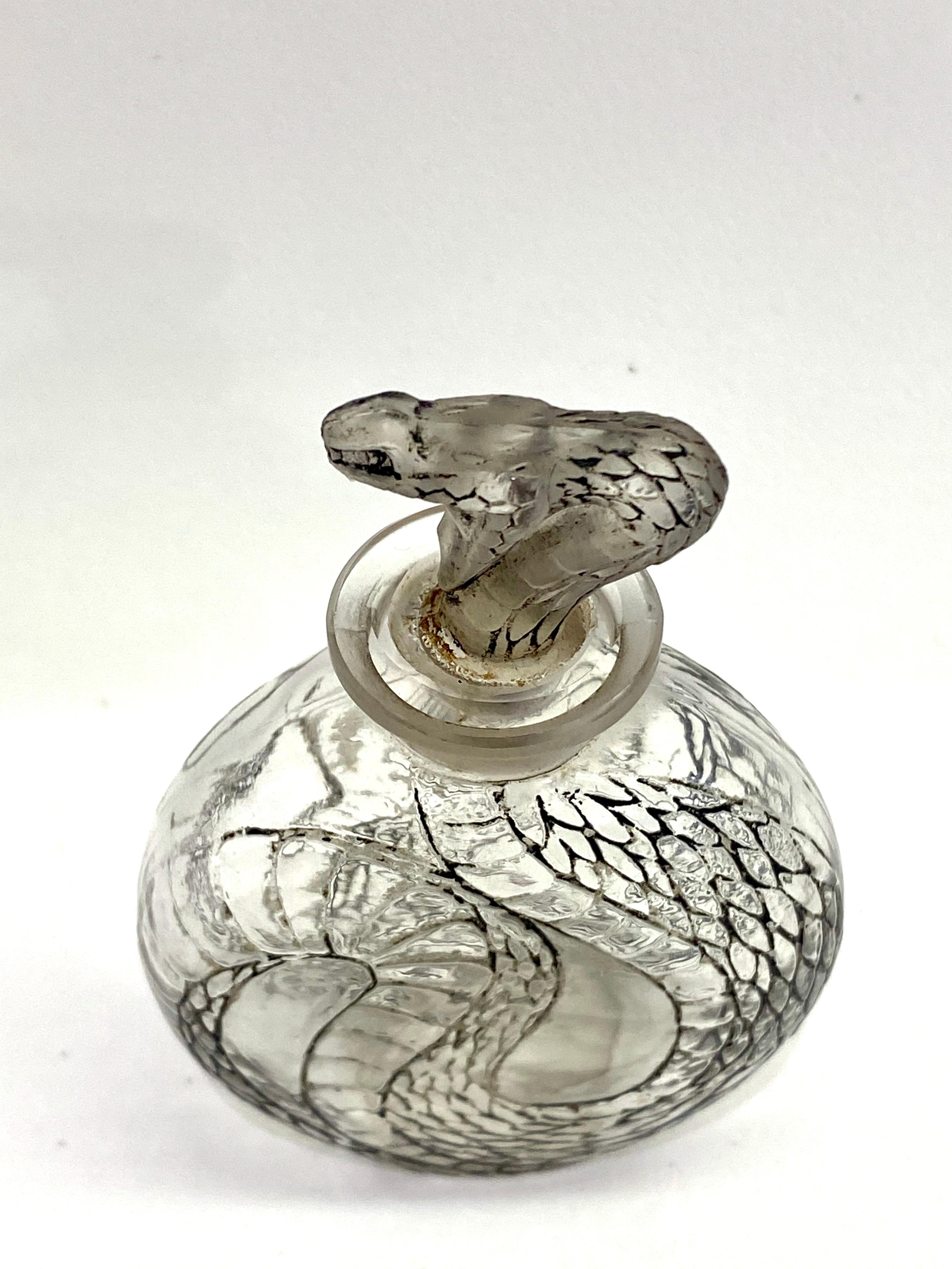perfume with snake on bottle