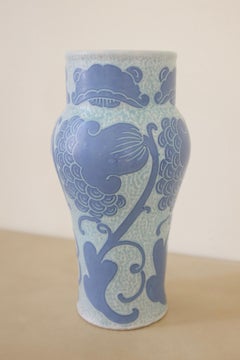 1920 Jarrón esgrafiado de Josef Ekberg