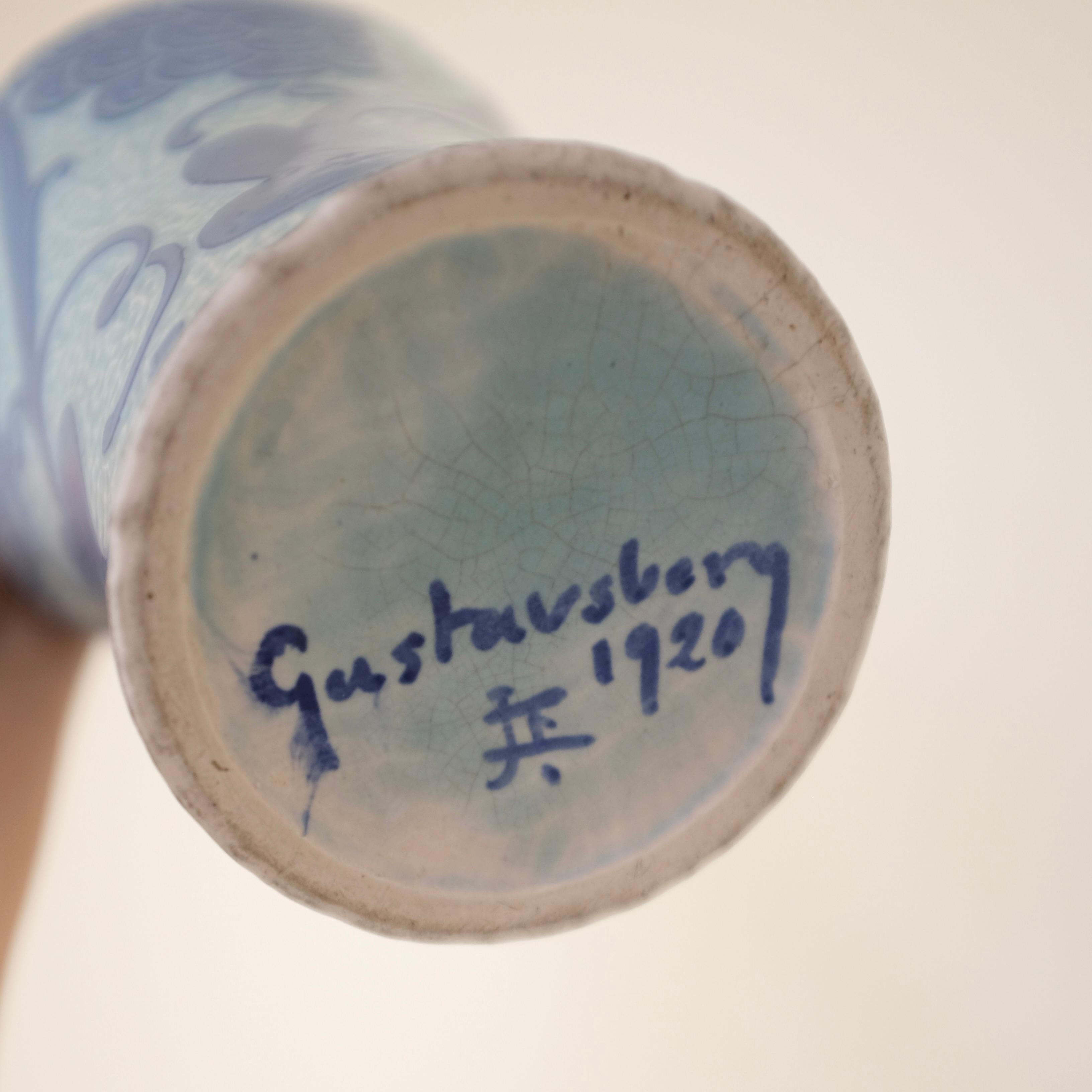 Vaso Sgraffito del 1920 di Josef Ekberg In condizioni buone in vendita a New York, NY