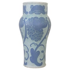1920 Sgraffito-Vase von Josef Ekberg