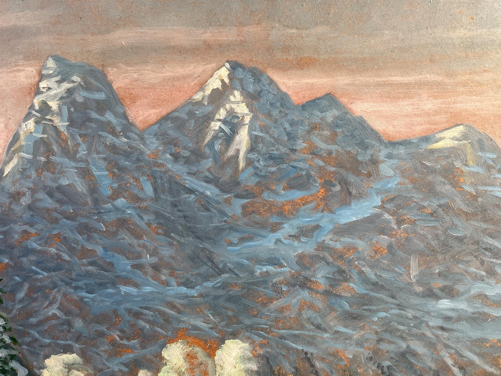 Schneelandschaft von Kusche Alfred, 1920 (Frühes 20. Jahrhundert) im Angebot