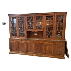 1920 Solid Oak Library Bookcase