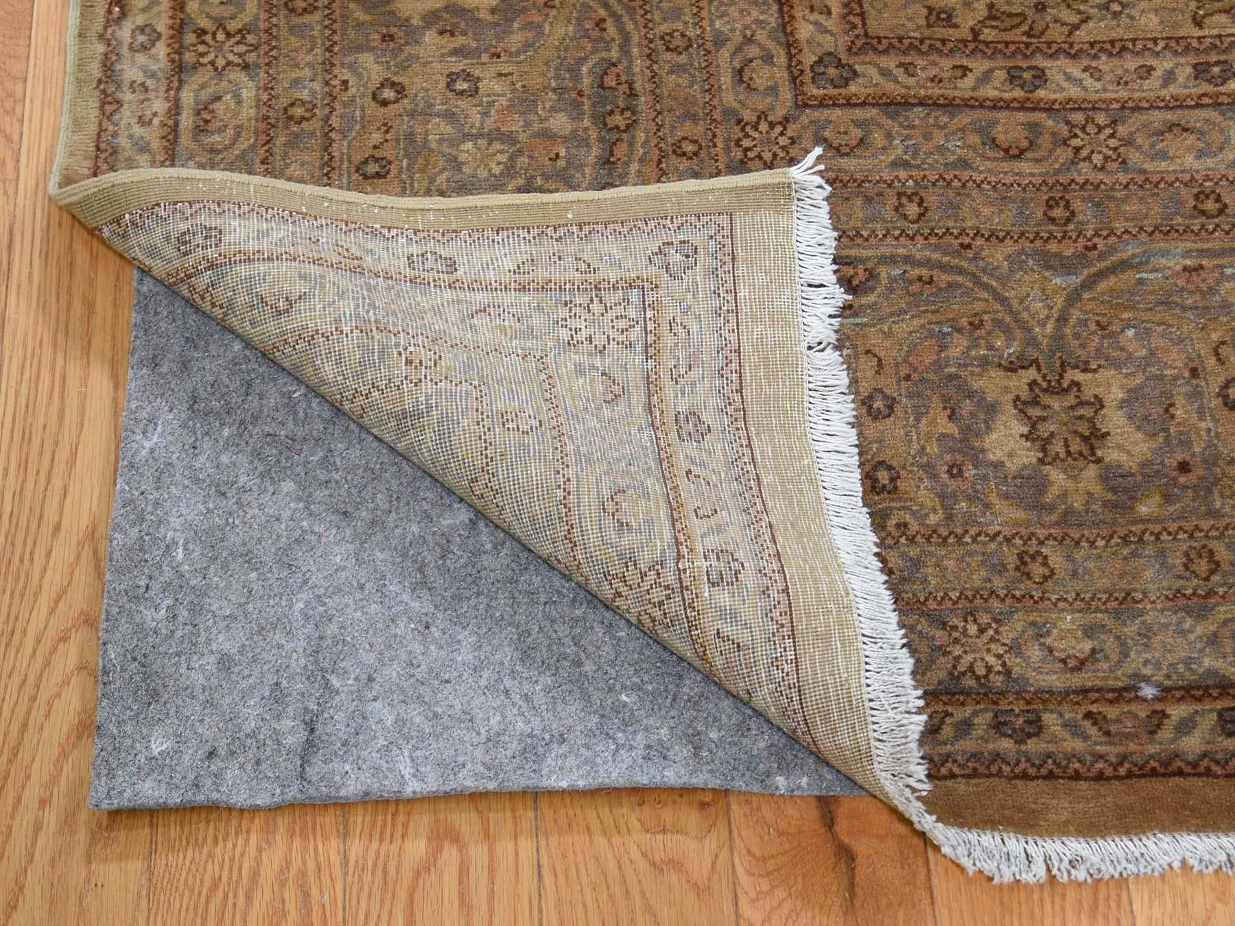 Other 1920 Turkish Sivas Rug Even Wear and Soft, Camel and Beige For Sale