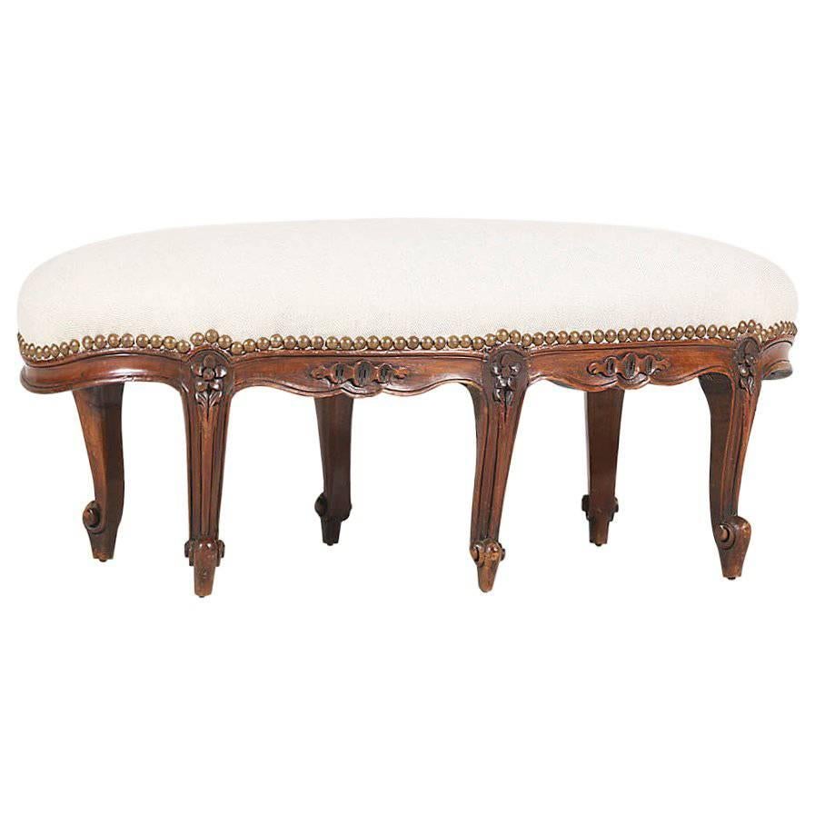 French Louis XV-Style Footstool