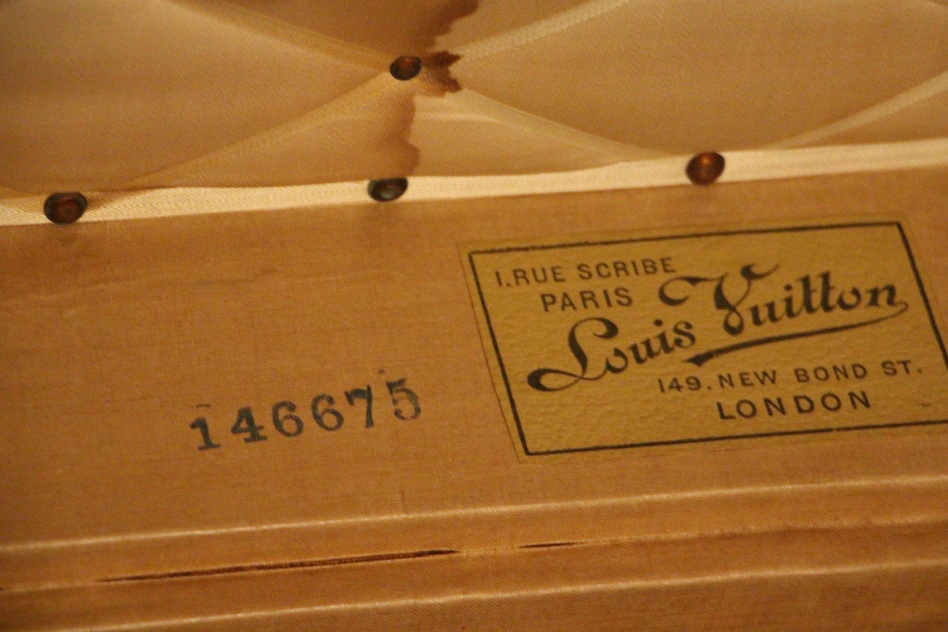 1920's Louis Vuitton Trunk in Monogram, Louis Vuitton Steamer Trunk 7