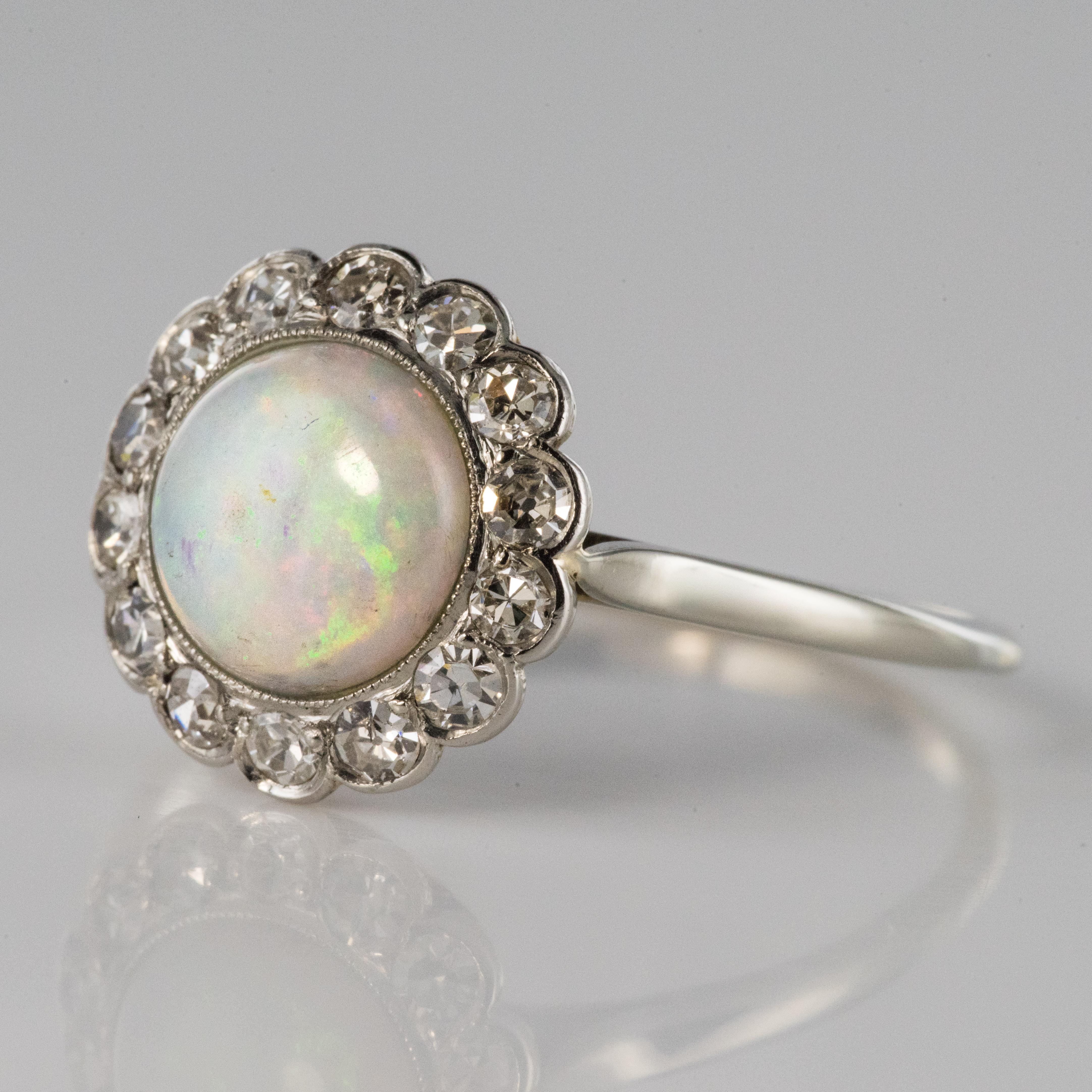 1920s opal ring