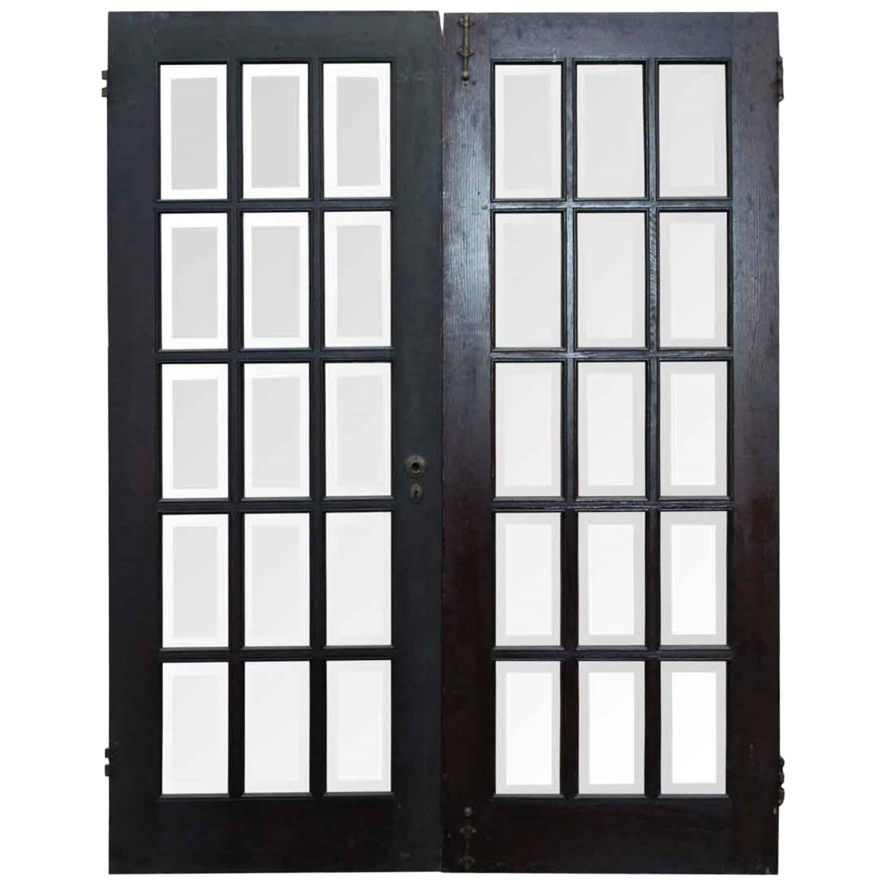 1920s 15 Beveled Lite Double French Doors